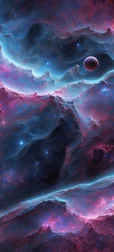 Cosmic Nebula Nexus Background