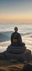 Buddhist Meditation Mountaintop