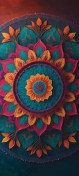 Kaleidoscopic Mandala Wallpaper