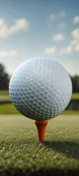 Golf Ball On A Stand
