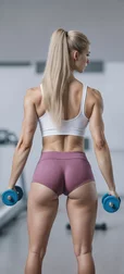 Fitness Girl Workout Wallpaper