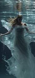 Woman Underwater Screen Image