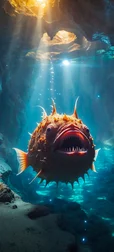 Luminous Anglerfish Screen Image
