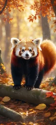 Red Panda Forest Image