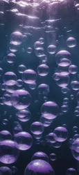 Ocean Bubbles Dark Theme Image