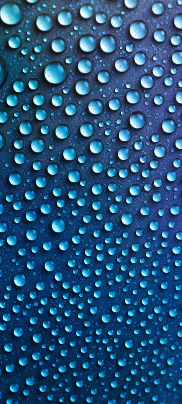 Macro Water Droplets Background