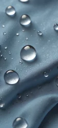 Water Drops on Fabric Wallpaper