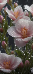 Dew-Kissed Flower Background