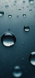 Waterdrop on Window Screen Image
