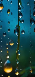 Raindrops as Sparkling Jewels