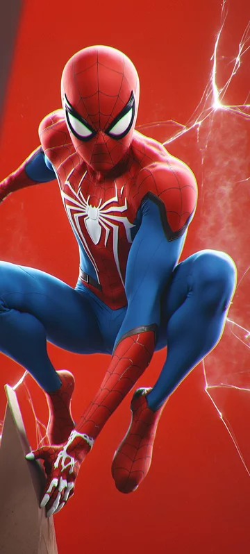 Spider-Man Crouching Background