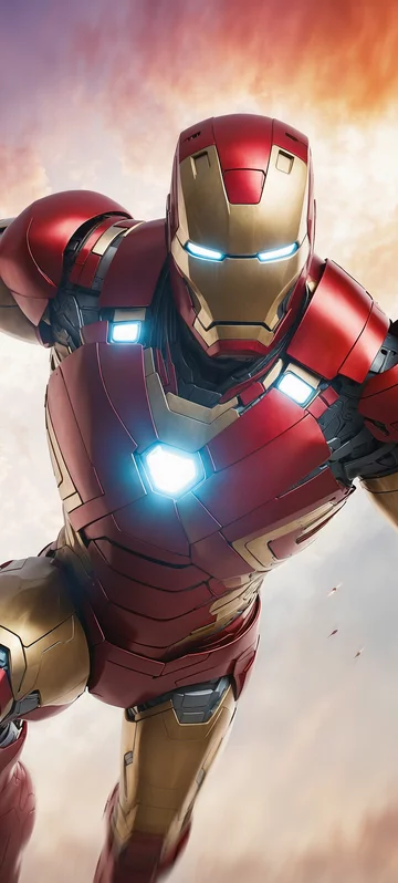 Flying Iron Man Wallpaper