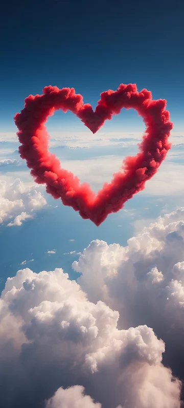 Floating Heart Background