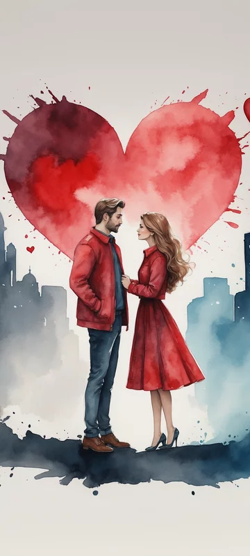 Romantic Watercolor Background