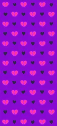 Purple Broken Hearts Screen