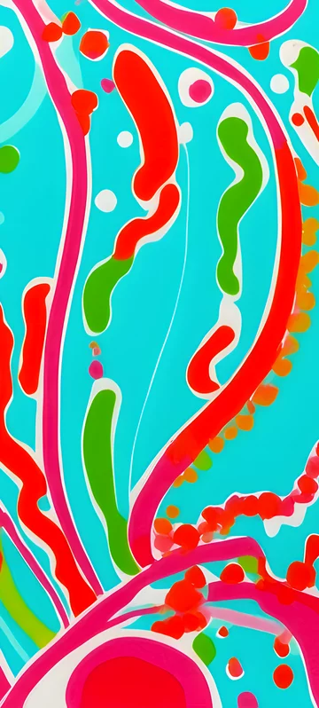 Colorful Abstract Shapes Wallpaper