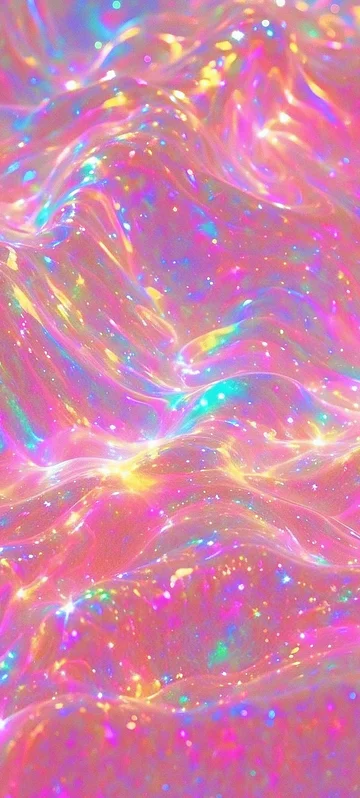 Glitter Pink Lines Wallpaper