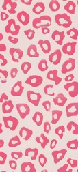 Pink Leopard Pattern Wallpaper