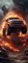 Monster Truck Fury Background