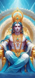 Lord Ayyappan Radiant Background