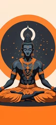 Meditating Mahadev Background