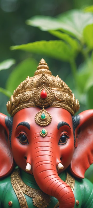 Ganesha Statue Background