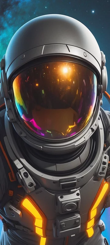 Dynamic Astronaut Image