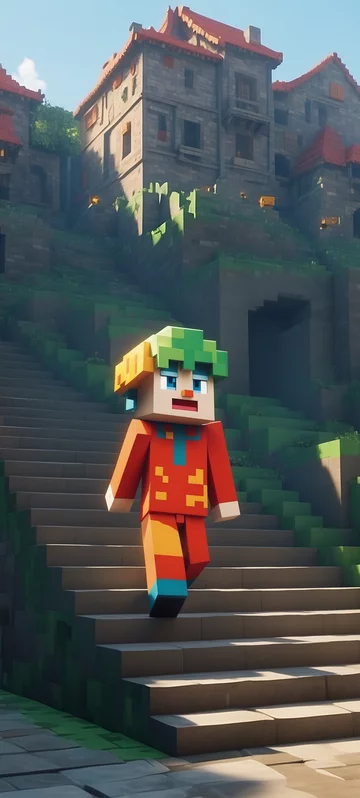 Minecraft Clown Wallpaper