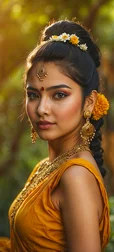 Indian Girl 4K Art Image