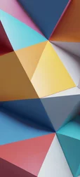 Pastel Origami Folds Wallpaper