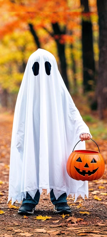 Children in Halloween Costumes HD Image