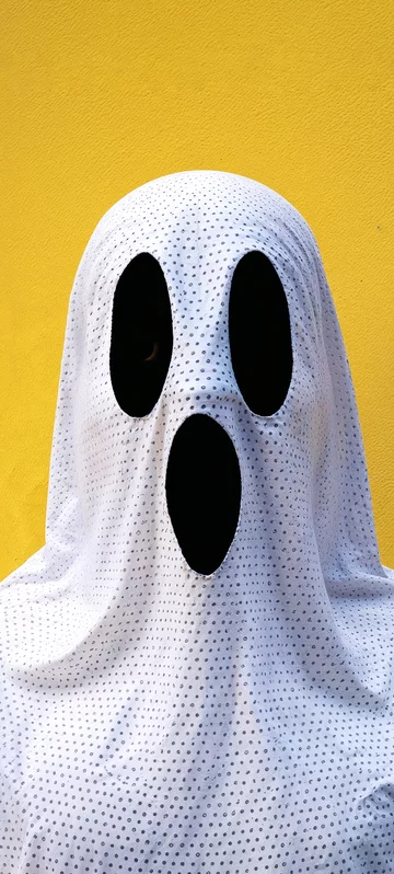 Ghost in White Sheet Wallpaper