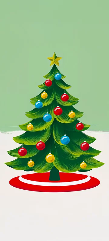 Artistic Xmas Tree Image