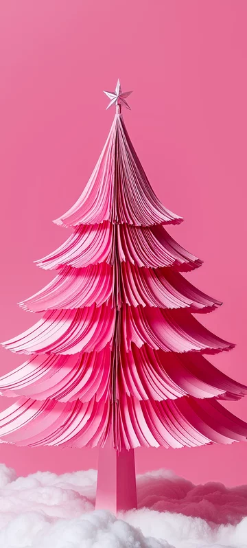 Soft Pink Tree Background