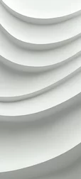 White 3D Curves Geometric Screen