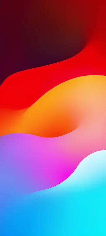 Dynamic Multicolored iPhone Screen Design